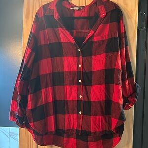 Old Navy Classic Plaid XXL